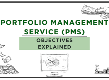 Diagram explaining objectives of portfolio management including risk, return, and diversification
