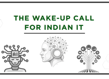 AI impact on Indian IT sector showing market correction and technology disruption